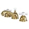 Kingston Brass KS3962PX 8" Widespread Bathroom Faucet, Polished Brass KS3962PX - alternate 1